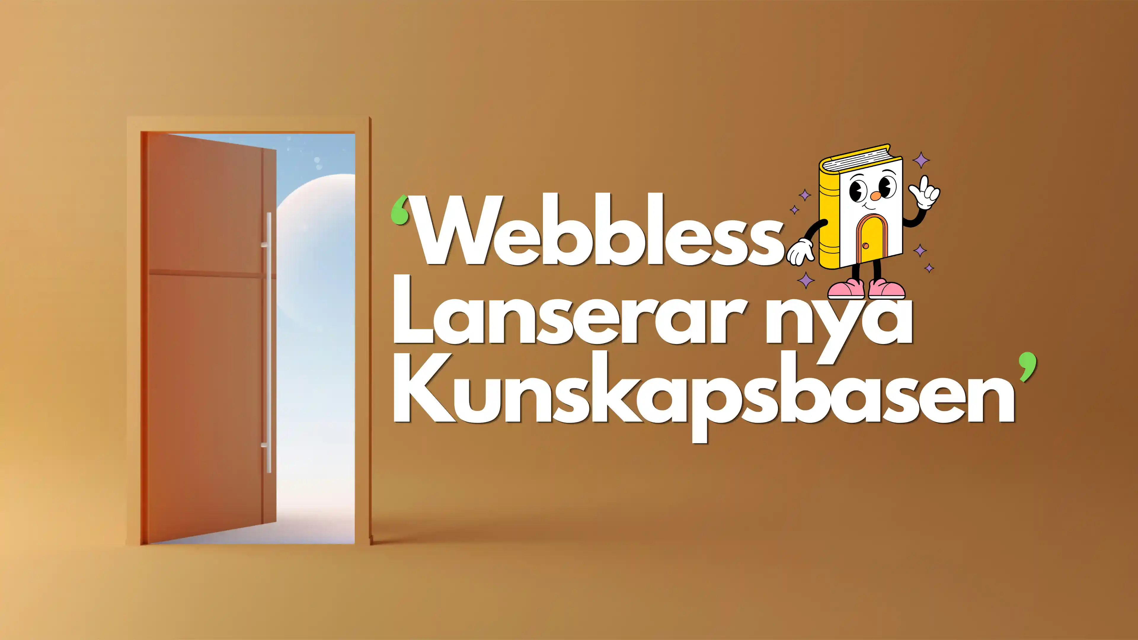 Webbless lanserar Kunskapsbanken — kunskapsbas med guider om webbutveckling, SEO och AI